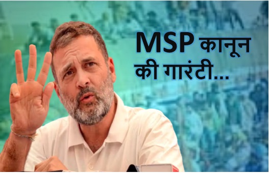 किसानों के आंदोलन के बीच राहुल गांधी का बड़ा ऐलान, MSP कानून की दी गारंटी...
