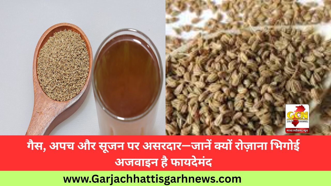 गैस, अपच और सूजन पर असरदार—जानें क्यों रोज़ाना भिगोई अजवाइन है फायदेमंद
