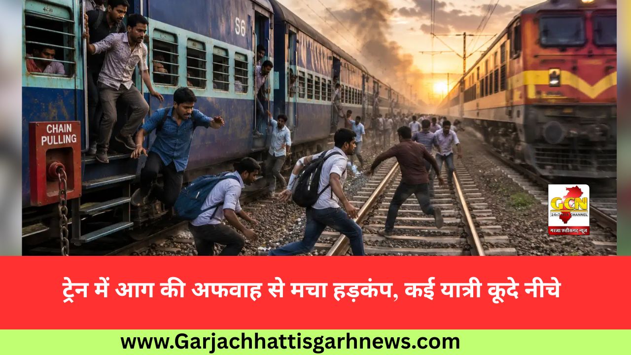 ट्रेन में आग की अफवाह से मचा हड़कंप, कई यात्री कूदे नीचे