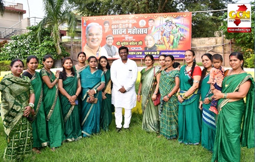 मुख्यमंत्री के जन्मदिन में सावन महोत्सव कार्यक्रम का हुआ आयोजन