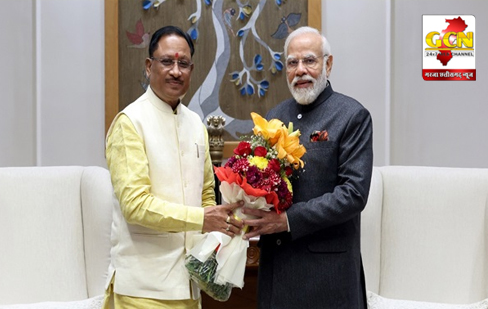 श्री नरेन्द्र मोदी को लगातार तीसरी बार प्रधानमंत्री बनने पर मुख्यमंत्री श्री विष्णु देव साय ने दी बधाई