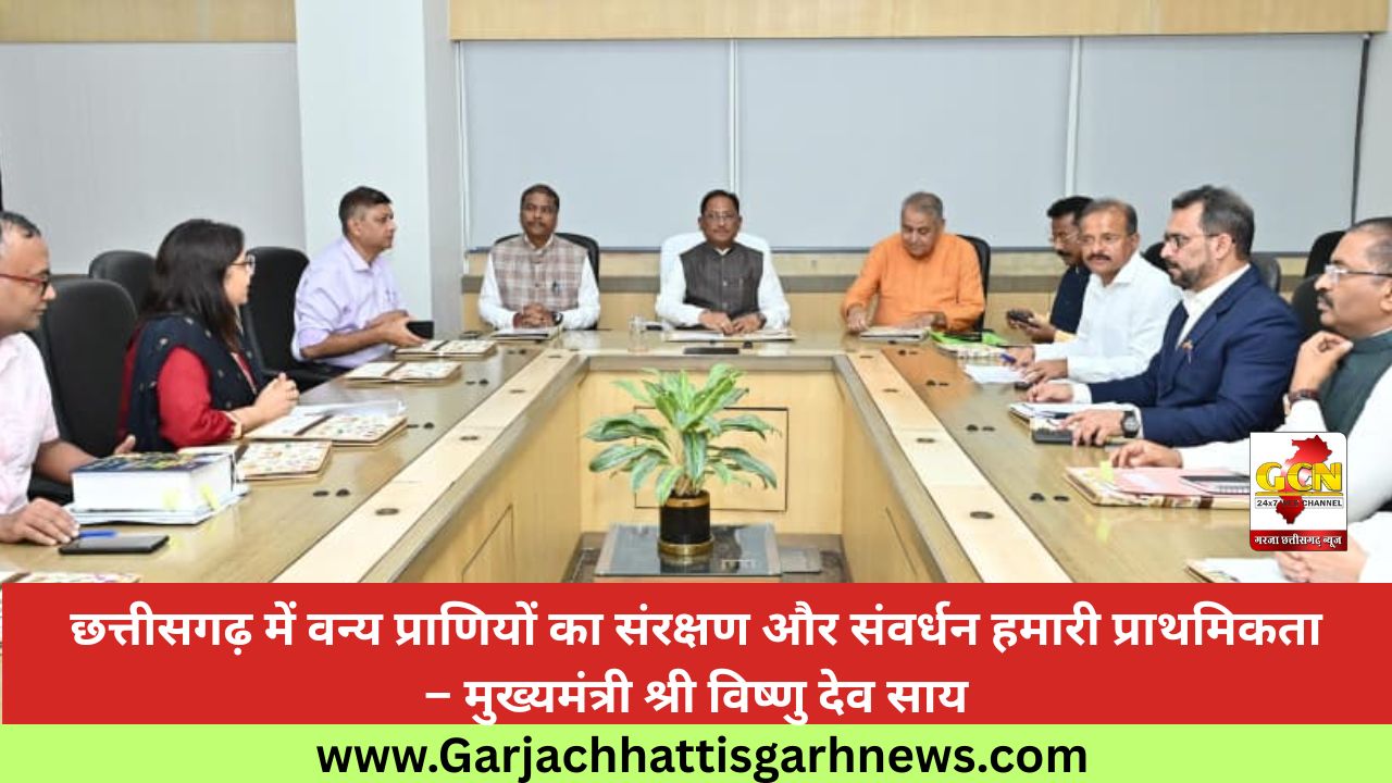 छत्तीसगढ़ में वन्य प्राणियों का संरक्षण और संवर्धन हमारी प्राथमिकता – मुख्यमंत्री श्री विष्णु देव साय