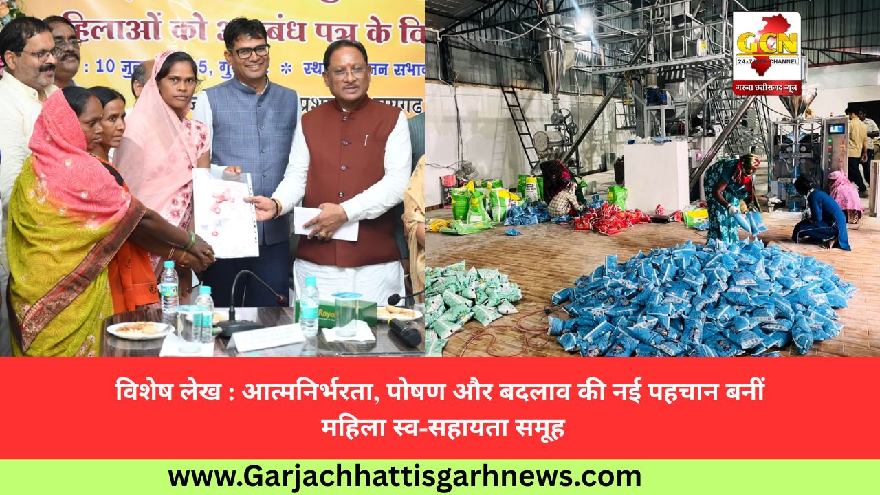 विशेष लेख : आत्मनिर्भरता, पोषण और बदलाव की नई पहचान बनीं महिला स्व-सहायता समूह