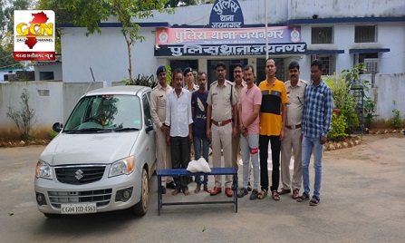 नशे के विरूद्ध सूरजपुर पुलिस की लगातार कड़ी कार्यवाही जारी, 2 किलो गांजा सहित दो गिरफ्तार