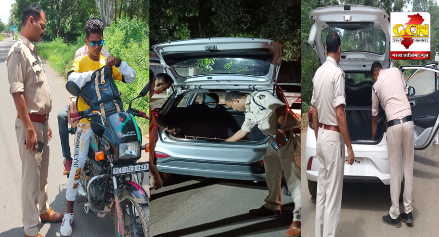 सूरजपुर पुलिस ने यातायात नियमों के उल्लघंन पर 1534 वाहन चालकों पर की एमव्ही एक्ट के तहत कार्यवाही