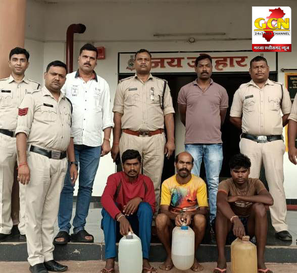 अवैध शराब के विरूद्ध सूरजपुर पुलिस की कार्रवाई, 89 लीटर महुआ शराब सहित 23 गिरफ्तार